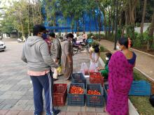 Residents buying at Indu Fortune